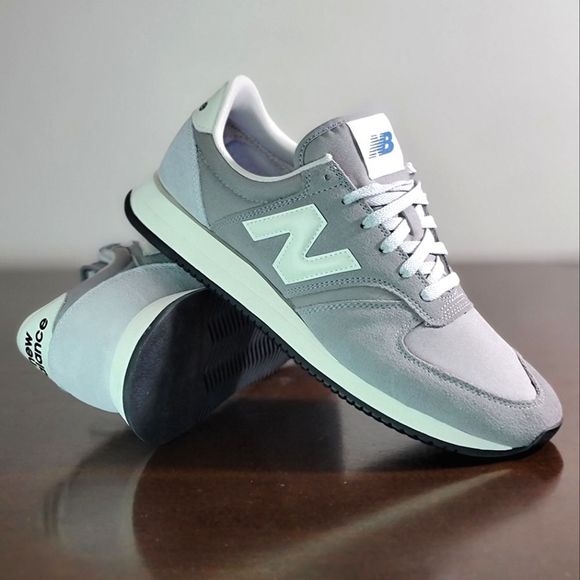 New Balance Other - New Balance 420 Grey Sea Salt Men's Shoes Size 10 Leather Suede 550 574 990 992